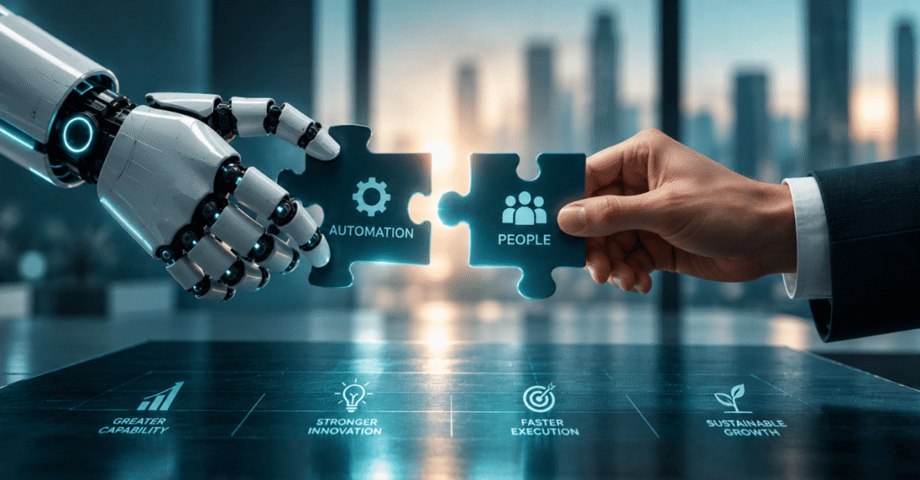 Embedded Workforce amplifying human capability beyond automation.